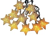 ドウシシャ ガーデンライト 屋外 LED電池式ライト 10球スター LPB-ST10C