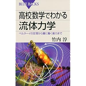 高校数学でわかる流体力学　ベルヌーイの定理から翼に働く揚力まで 高校数学でわかるシリーズ (ブルーバックス)の表紙