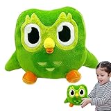 8インチの緑のフクロウのぬいぐるみ、夜のフクロウのぬいぐるみ、赤ちゃん用のかわいいフクロウのぬいぐるみ、ソフトグリーンのフクロウのぬいぐるみ、かわいいぬいぐるみの枕、子供への誕生日プレゼント。