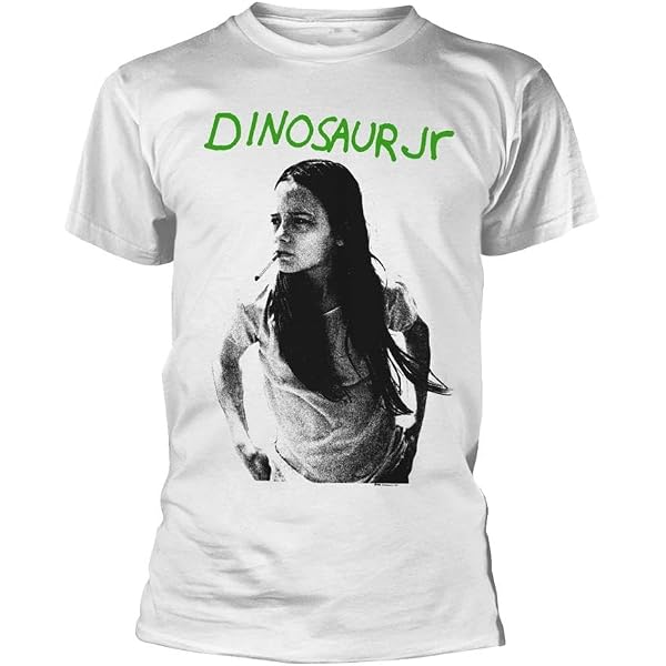 Dinosaur Jr T Shirt Green Mind Band Logo Official Mens White M 