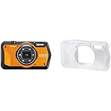 RICOH WG-6 オレンジ 本格防水カメラ 20メートル防水 耐衝撃 防塵 耐寒 高画質2000万画素 4K動画対応 高性能GPS内蔵 水中専用マーメードモード搭載 高性能GPS・電子コンパス内蔵 仕事に使える「CALSモード」搭載+RICOH 