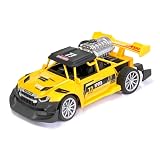 ラジコン ジェットラリーカー イエロー ジェットスモーク噴射機能付き スポーツカー おもちゃ 誕生日プレゼント 景品 ジェットラリーカー,イエロー