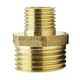 Lovoski 黄銅　ホース　パイプ　継手　ネジ　コネクタ　全３サイズ - サイズ2
