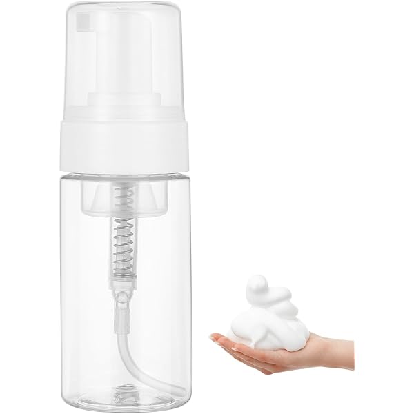 Amazon.co.jp: Frcolor 泡ポンプボトル 透明 泡ボトル 100ml 詰め替え