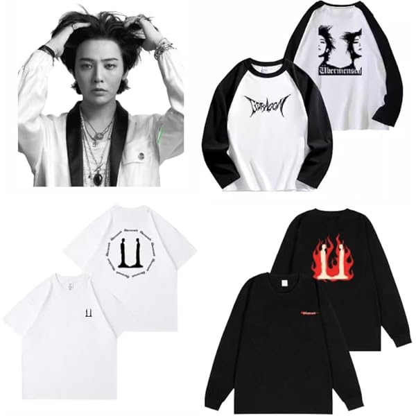Amazon | [GLHTSTGY] Tシャツ ジードラゴン 同じ 半袖 G-DRAGON 韓国