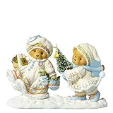 Cherished Teddies Anna and Carl ツリーラグランダー クリスマスフィギュア