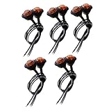 IPOTCH 防水　10点パック　12V〜24V　LEDライト　前/後　サイドマーカー　自動車　トラック　トレーラー用　2色選択 - アンバー