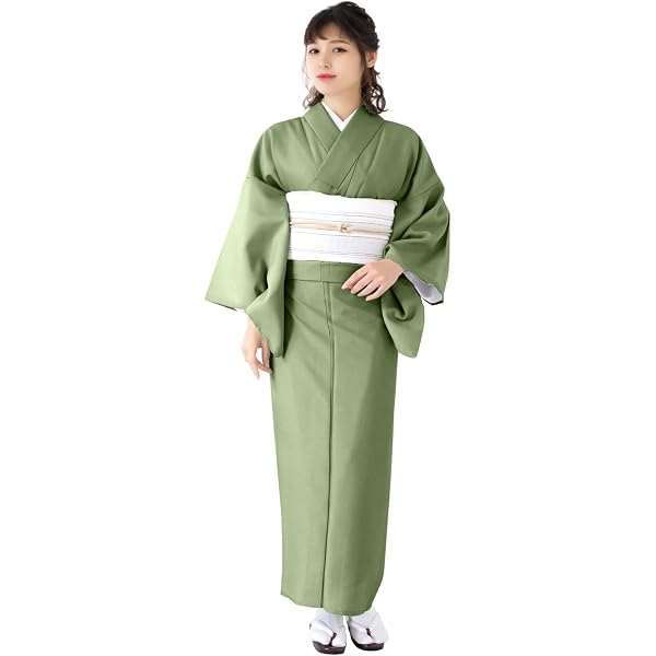 Amazon | [京都室町st．] 洗える着物 絽 夏物 小紋 HL フリーサイズ 夏