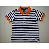 【並行輸入】RALPH LAUREN(ラルフローレン) ベビー男の子　半袖ポロシャツ　ストライプコットンポロシャツ 12ｍ（80サイズ）