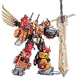 おもちゃ 変形 ロボット JINBAO社 ROBOT兽 ロボットに変形 5体合体で巨大ロボット 5点セット (画像色)