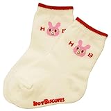 ミキハウス ホットビスケッツ(MIKIHOUSE HOT BISCUITS) ワンポイント・ソックス (9cm-19cm) 17-19cm ピンク