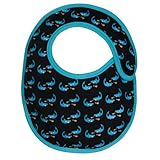 Lassig Water Repellent Bibs for Infants, Shark Ocean, 9" by HABA [並行輸入品]