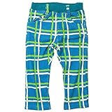 【H28年春物】 GARACH(ギャラッチ) フライススパン格子Pt長丈パンツ 80cm/Bu NO.AH-1612101