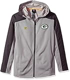 NFLグリーンベイパッカーズBoys Youth " Delta "フルZipジャケット、マゼンタピケヘザー、M ( 1012 )