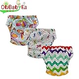 Ohbabyka 3層トレパン3枚セット ベビー トレーニングパンツ ベビー服 ブルマトレパン 子供 (XLK101112)