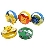 カラフルな漫画動物Rattles教育玩具Musicalハンドベルギフトforキッズ – waymine