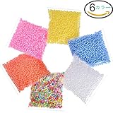 発泡 スチロール スライム ボール Foam Balls for Slime カラフル 0.08-0.35 inch スライム粘土 知育玩具 スライム用品 クリエイティブ DIY 工芸品 結婚式 パー