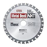 MK Morse CSM53832NSC Metal Devil NXT Circular Saw Blade, 5-3/8-Inch Diameter, 32 Teeth, 20mm Arbor, 