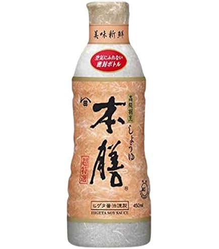 Amazon.co.jp: ヒゲタ醤油 江戸造り醤油 玄蕃蔵 玄蕃蔵生 450ml入り各1
