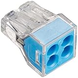 ワゴジャパン ワゴ差込みコネクター 透明 WGX-4 100個