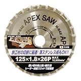 APEXSAW 鉄工用125mm 26P M-642