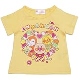 【本体綿100％】2017年 夏物 アンパンマンガール 天竺 スイーツＡライン Ｔシャツ Anpanman Girl クリーム◇80cm
