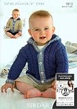 Sirdar Snuggly DK Baby Knitting Pattern 1813 by Sirdar