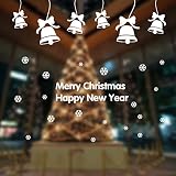 ガラスの壁ステッカーステッカーステッカークリスマス新年です。 ちりんちりんと鳴る鐘