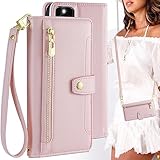 Google pixel 4A 5G ケース 手帳型 ショルダー 適用 ピクセル 4A 5G ショルダーケース ピクセル4A5G 手帳 【 ストラップ 長+短 2本】 pixel4A5G カードケース 斜め掛け スマホケース pixel4a 5G ストラップケース ピクセル 4a 5G ポシェット 手帳ケース ピクセル4a5G 携帯ケース 肩がけ pixel 4a 5G case 【BonwFzin】 ストラップホール付き カード収納 バッグ マグネット スナップ 首掛け ファスナー 耐衝撃 ストラップ付き スタンド カード カード入れ ピンク