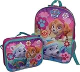 Nickelodeon Girl Paw Patrol 16" Backpack With Detachable Matching Lunch Box [並行輸入品]
