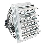 Fantech 2SHE1221 Series 12" Shutter Mount Exhaust Fan [並行輸入品]
