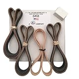 1x30 High Grit Assorted 15 Belt Pack of 600, 800, 1000 + Leather Strop & Compound Made in USA [並行輸入品