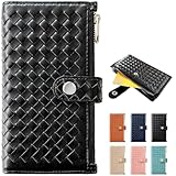 F-01K ケース 手帳型 ARROWS NX カバー 手帳型ケース F-01Kケース F-01Kカバー F-01K手帳型 おしゃれ 編み込み スマホケース F01K F01Kケース F01Kカバー アローズ 【NB】 ブラック