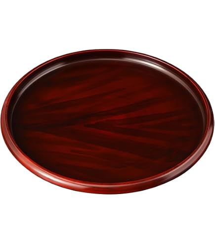 Amazon | 三谷龍二 プレート丸盆 PI | ノーブランド品 | トレイ・盆