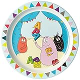 Barbapapa BA905F Baby Dinner Plate Blue Alphabet by Barbapapa