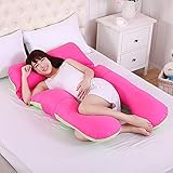 QIANDI妊婦抱き枕人気 授乳クッション U型妊婦枕 多機能 抱きまくら 健康クッション 背もたれ枕 腰痛対策 姿勢矯正 寝心地サポート枕 (I)