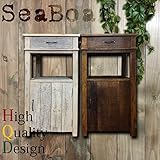 Sea Boat-シーボート カップボード*片開き*電話台*ファックス台*キッチン収納*玄関*リビング*デザイナーズ*古木製*シャビー家具*リサイクルウッド*アンティーク家具*アンティーク雑貨*北欧風*レトロ*クラシック*モダン*マリン*F