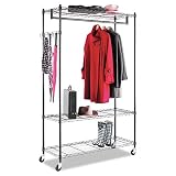 RACK,GARMENT,48X18,BK