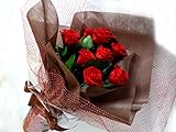 プリザーブドフラワー 赤バラ10本の花束 花器付き アレンジ 花　花束　ブーケ　フラワー