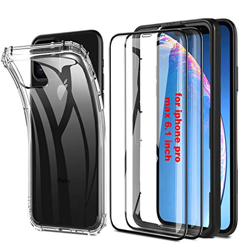 iphone 11 ガラスフィルム 2枚 iphone 11 クリアケース セット フィルム貼用枠付き 2019新発売 iphone 6.1 2019 強化ガラス iphone 11セット ガラスフィルム ケース 日本旭硝子製 耐指紋 撥油性 高透過率 気泡ゼロ 自動吸着 軽量 透明ケース