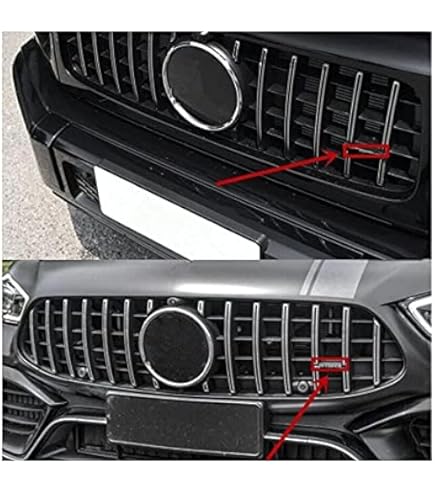 Amazon | 車 エンブレム GTRスタイルフロントグリルAMGミニロゴ