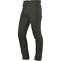Amazon | [アーバニズム] バイク パンツ スリムストレッチデニム KHAKI 