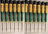12 Screwdriver Tool Set with Torx T2 T3 T4 T5 T6 T8, Pentalobe 0.8 1.2MM (TS1 TS4), Phillips PH00 PH