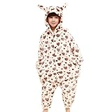 Michleyベビー男の子女の子ロンパース秋冬厚み付けフランネルフード付きパジャマクリアランスSale US サイズ: XS カラー: ベージュ