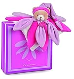 Doudou et Compagnie Collector Ours Puppet Pink Dark Purple by Doudou et Compagnie