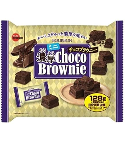Amazon.co.jp: ブルボン ミニ濃厚チョコブラウニー 114g×12袋 : 食品