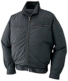 SUN-S(サンエス) 空調風神服グレンチェック 長袖ブルゾン (ファン+バッテリー別売) KU93600 チャコール 5L