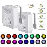 ibetterlife UV Sterilizerトイレ夜ライト、16色変更Motion Activated内側TolitグローボウルNightlight IBL-1403790
