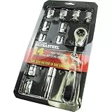 14-Piece 19mm Go Through Hex Spline Socket Set [並行輸入品]