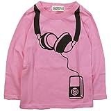 《春秋対応》 ALMOND BAR(アーモンドバー) 天竺ヘッドフォン長袖Tシャツ 120cm/Pk NO.AH-73304